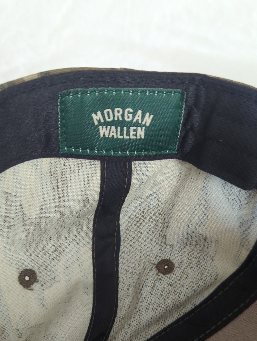 Official Morgan Wallen One Thing At A Time Tour Camo MW Hat Mossy Oak Snapback - Picture 4 of 5